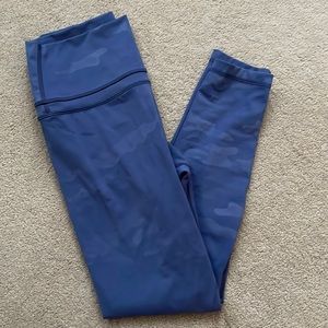 CRZ yoga blue camo leggings